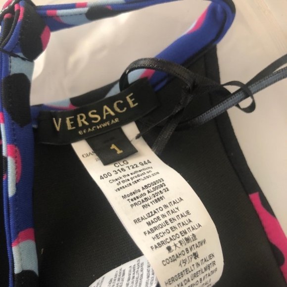 NEW Versace Underwire Cup Mare Donna Bikini Top - Picture 6 of 8